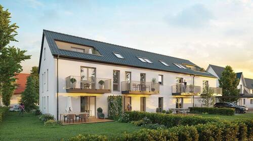 20250127 MFH Dechsendorfer Platz Erlangen EyeLevel - Wohnen wo andere Urlaub machen - Neubau in Dechsendorf - Rohbau steht bereits