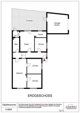 Erdgeschoss - 5 Zimmer Bungalow in Gimbsheim
