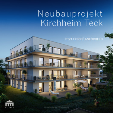 24 moderne Eigentumswohnungen in Kirchheim Teck - Moderne 2, 3 und 4,5-Zimmer-Eigentumswohnungen