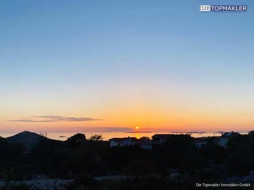 Sonnenuntergang - Grundstück in Primosten zum Kaufen