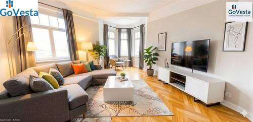 Wohnzimmer - Einrichtungsbeispiel - 2 Zimmer Etagenwohnung zur Miete in Halle (Saale)