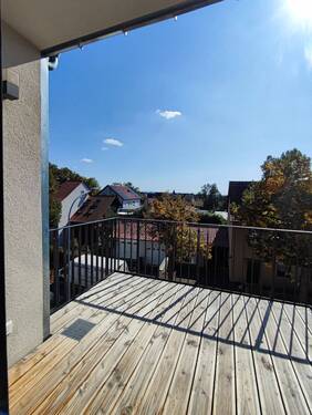 Südbalkon mit Ausblick - 2 Zimmer Etagenwohnung in Gochsheim