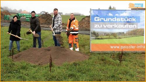 Spatenstich - Grundstück in Gemünden (Felda) / Burg-Gemünden