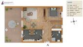 Grundriss der linken Seite - 