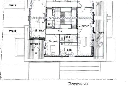 Raumaufteilung - Obergeschoß - 