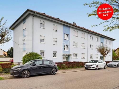 Ansicht - Gepflegte 2,5-Zimmer-Dachgeschosswohnung in Linkenheim - kompakt und hell