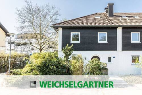 Im Alleinauftrag - Ideales Wohnen für Familien: Ansprechendes Reiheneckhaus mit Südgarten und Einzelgarage