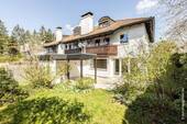 Die Südseite des Hauses - 5 Zimmer Reihenendhaus in Vaterstetten