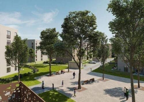 Quartiersplatz-Visualisierung - 