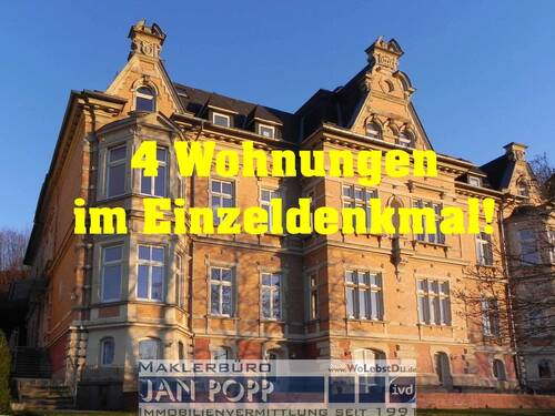 Hausansicht - 4 Wohnungen im Einzeldenkmal - 184.000,00 EUR Kaufpreis, ca.  236,00 m² Wohnfläche