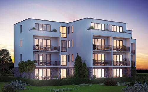 Ansicht Garten Nacht.jpg - 3 Zimmer Etagenwohnung zum Kaufen in Bad Doberan