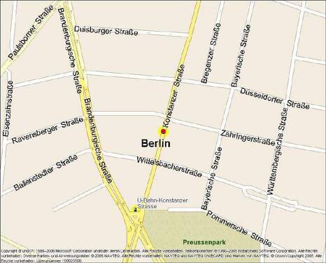 Kartenausschnitt - 4 Zimmer Etagenwohnung zur Miete in Berlin