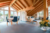 Wohn- und Essbereich - 3 Zimmer Dachgeschoßwohnung mit Weitblick
