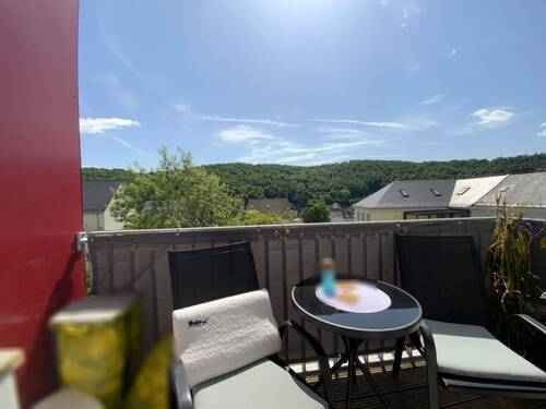 Ausblick vom Balkon - Etagenwohnung mit 88,80 m² in Prüm zum Kaufen