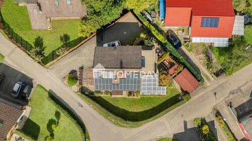 Außenansicht Drohne 6 - 4 Zimmer Einfamilienhaus zum Kaufen in Löffingen