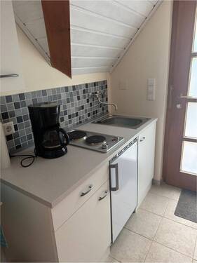 Teeküche im Aussgangsbereich - 