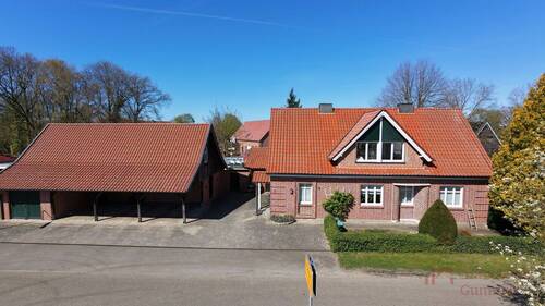 Luftaufnahme - 8 Zimmer Einfamilienhaus in Ohne