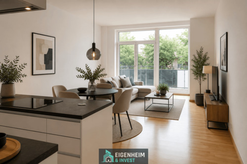 Virtuelles Wohnzimmer - 2 Zimmer Etagenwohnung in Berlin