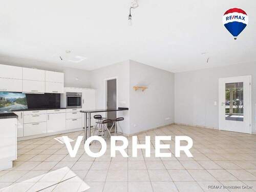 Wohnzimmer vorher - 