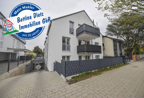 Außenansicht - DIETZ: Moderne 3-Zimmer-Wohnung in Dieburg! mit 2 Tiefgaragenstellplätzen und sonnigem Balkon!