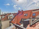 Dachbalkon Ausblick - Neubau ROOFTOP Loft im Denkmal 