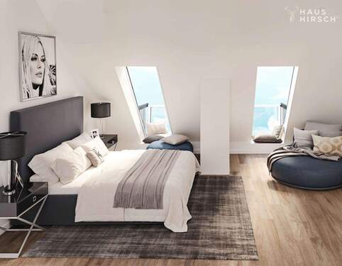 Schlafzimmer Visualisierung DG - (KI generiert) - 