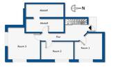 Grundrissskizze Souterrain links - 