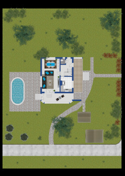 Lageplan mit Gundriss - 