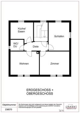 Erdgeschoss und Obergeschoss - 