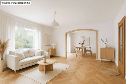 Wohnzimmer EG - Einfamilienhaus mit 185,60 m² in Dörverden zum Kaufen