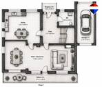 REMAX Immobilien DeLux Einfamilienhaus Grundriss EG Saarlouis Mark Borowicz - 