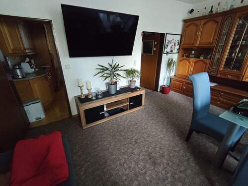 Wohnzimmer - Reihenendhaus mit 150,00 m&sup2; in Burgstädt zum Kaufen