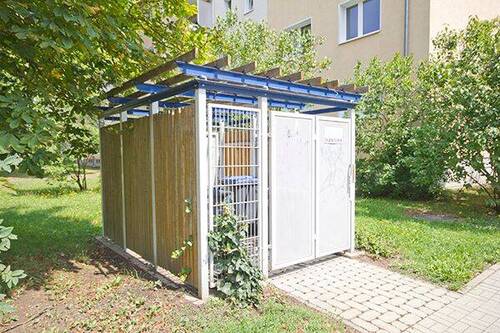 Müllcontainerhaus - Etagenwohnung mit 49,60 m&sup2; in Halle (Saale) zur Miete