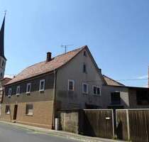 Renovierungsbedürftiges Bauernhaus mit Garage, Ställen und Maschinenhalle- mit Sanierungskonzept - Oberstreu-Mittelstreu