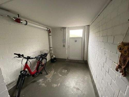 Sehr praktisch ist der Fahrradkeller - 