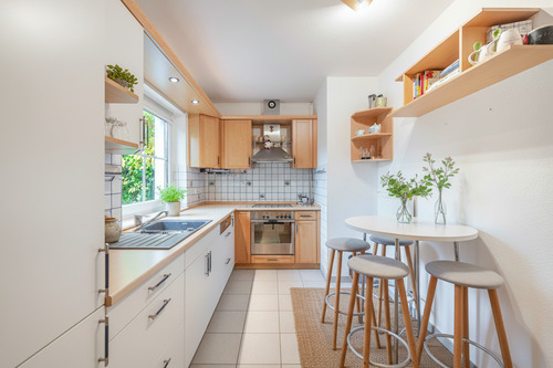 Küche - Visualisierung - Doppelhaushälfte mit 90,00 m&sup2; in Berlin zum Kaufen