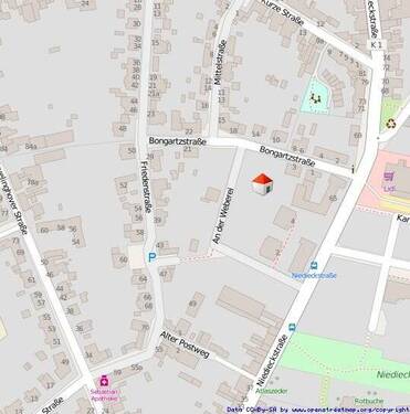 Lageplan - Einfamilienhaus in Nettetal
