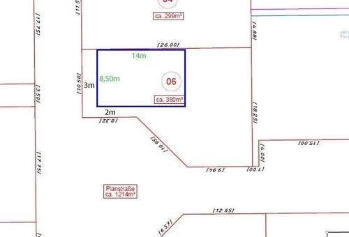 Darstellung der Bebauungsmöglichkeit - 