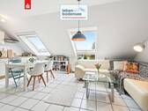 Wohnbereich - Charmante 1,5-Zimmer-Dachgeschosswohnung im beliebten Stadtteil Paradies