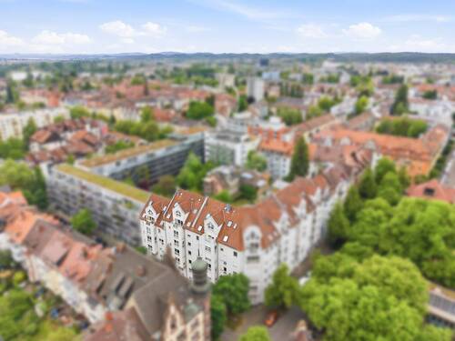 Drohnenaufnahme verpixelt - 