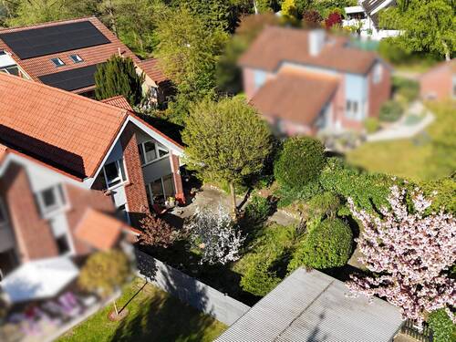 Luftbild - 4 Zimmer Doppelhaushälfte in Buchholz in der Nordheide