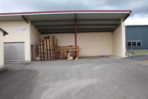 Holzlager f. Hackschnitzel - 