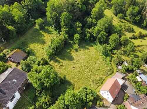 Vogelperspektive - Grundstück mit Baugenehmigung - Hier entsteht Ihr neues Zuhause