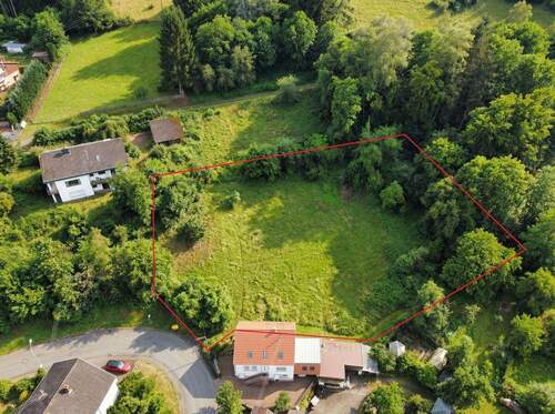 Vogelperspektive - Grundstück zum Kaufen in Bann