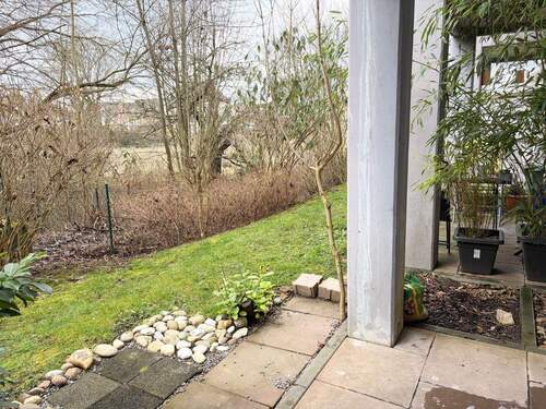 Ausblick Terrasse - 3 Zimmer Terrassenwohnung zum Kaufen in Kleinostheim