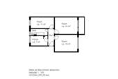 Grundriss - Etagenwohnung mit 59,70 m&sup2; in Halle (Saale) zur Miete
