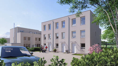 Hofheim-Wildsachsen_Eingang ll - Reihenendhaus mit 123,00 m² in Hofheim am Taunus / Wildsachsen zum Kaufen