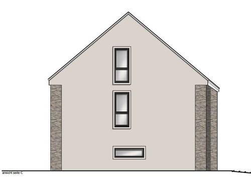 Seitenansicht C - Reihenmittelhaus mit 148,00 m² in Stadthagen / Habichhorst zum Kaufen