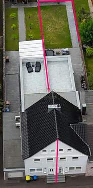 Luftansicht der Doppelhaushälfte - 