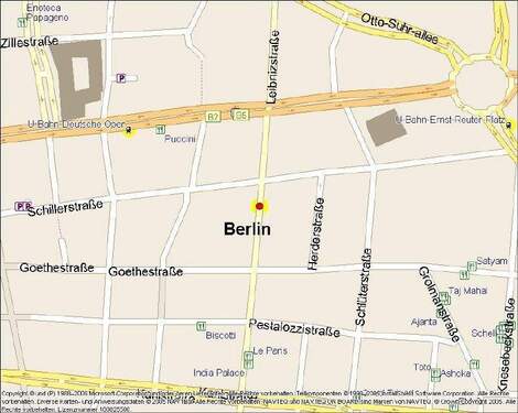 Kartenausschnitt - 4 Zimmer Etagenwohnung zur Miete in Berlin